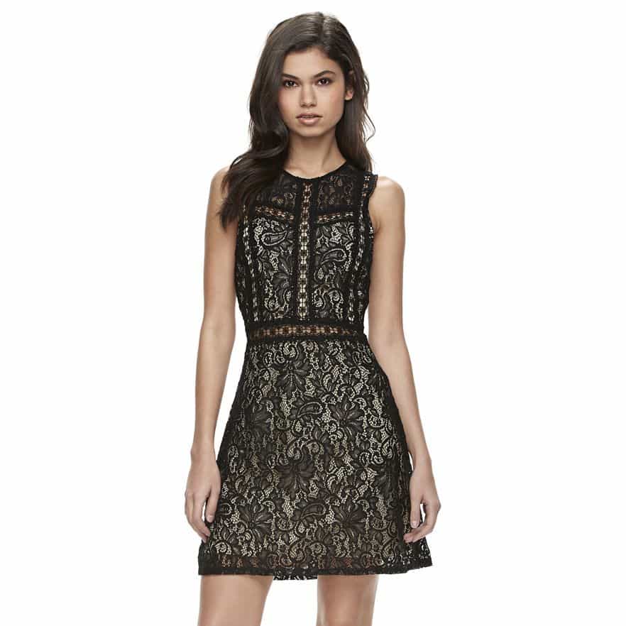 Disney's Beauty and the Beast Lace Shift Dress